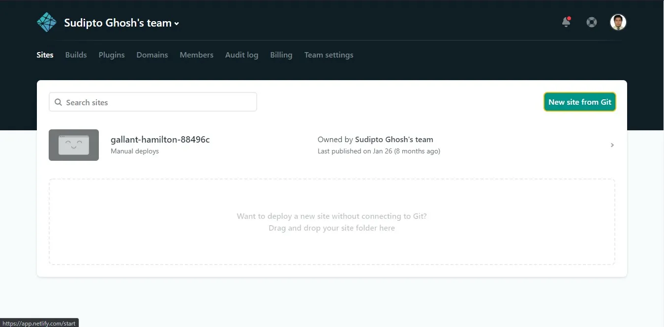 Starting with Netlify