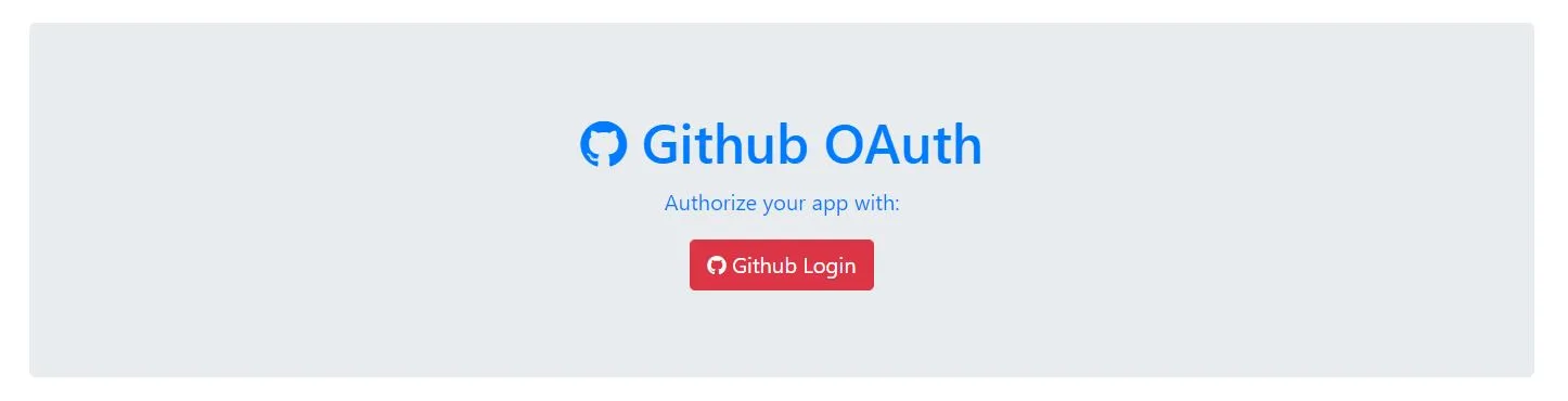 Social Authentication Page