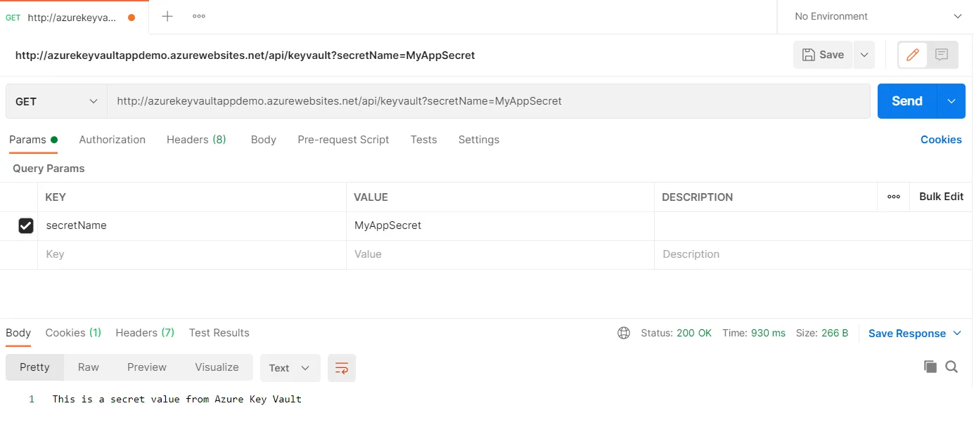 Execute the application