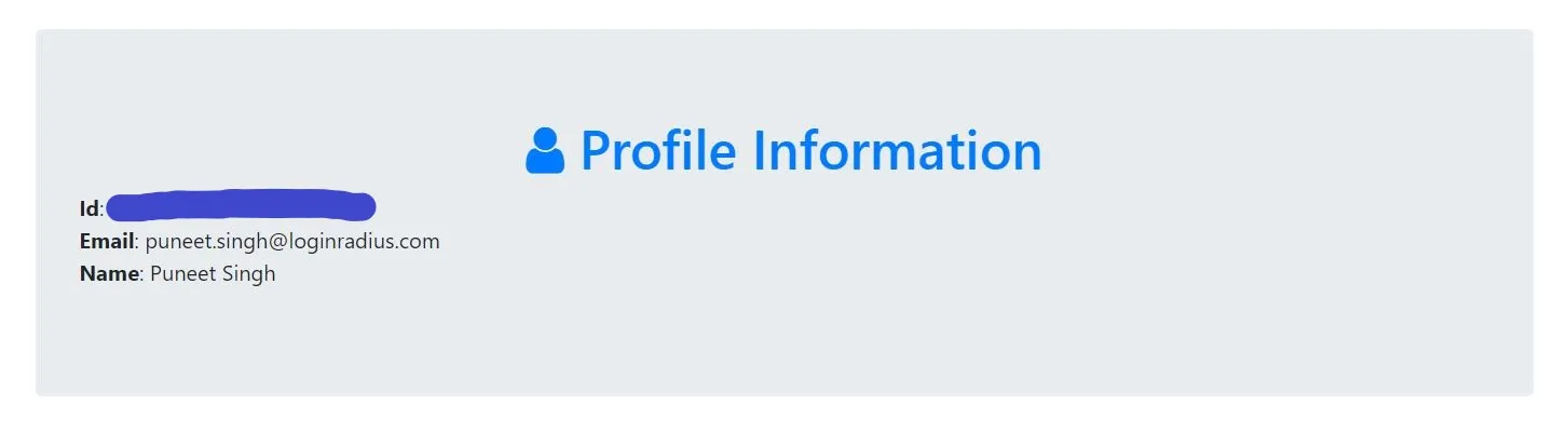 Social Profile Info Social Profile Info