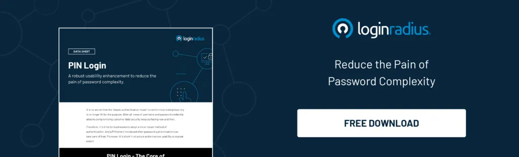 Pin login data sheet