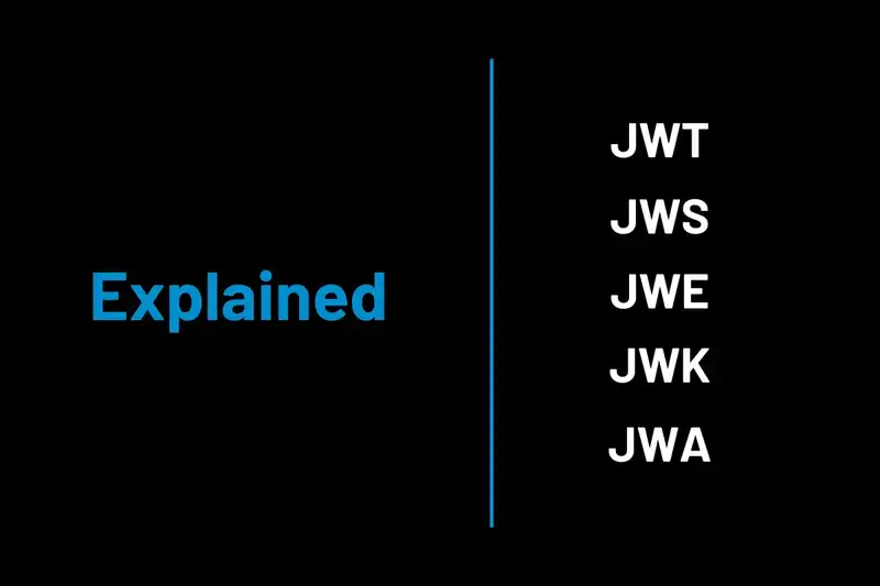 What are JWT, JWS, JWE, JWK, and JWA?