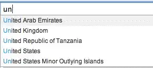Use Auto-fill Fields instead of Drop Down Lists